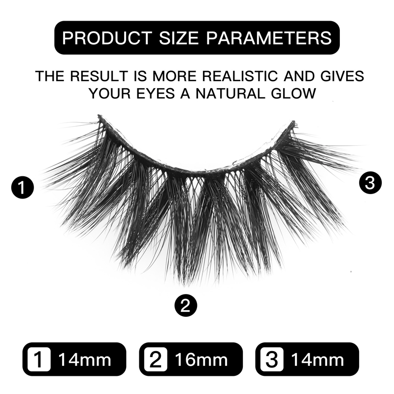 7 paires de faux cils 3D faux cils de vison aspect naturel vaporeux faux cils 16-20MM volume moelleux longs cils épais pack 3 styles mélangés 